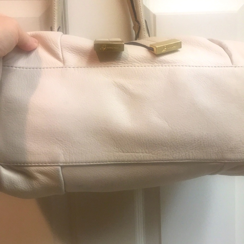 Beautiful “Vanilla” Sueded Leather Shoulder Bag - Picture 6 of 13